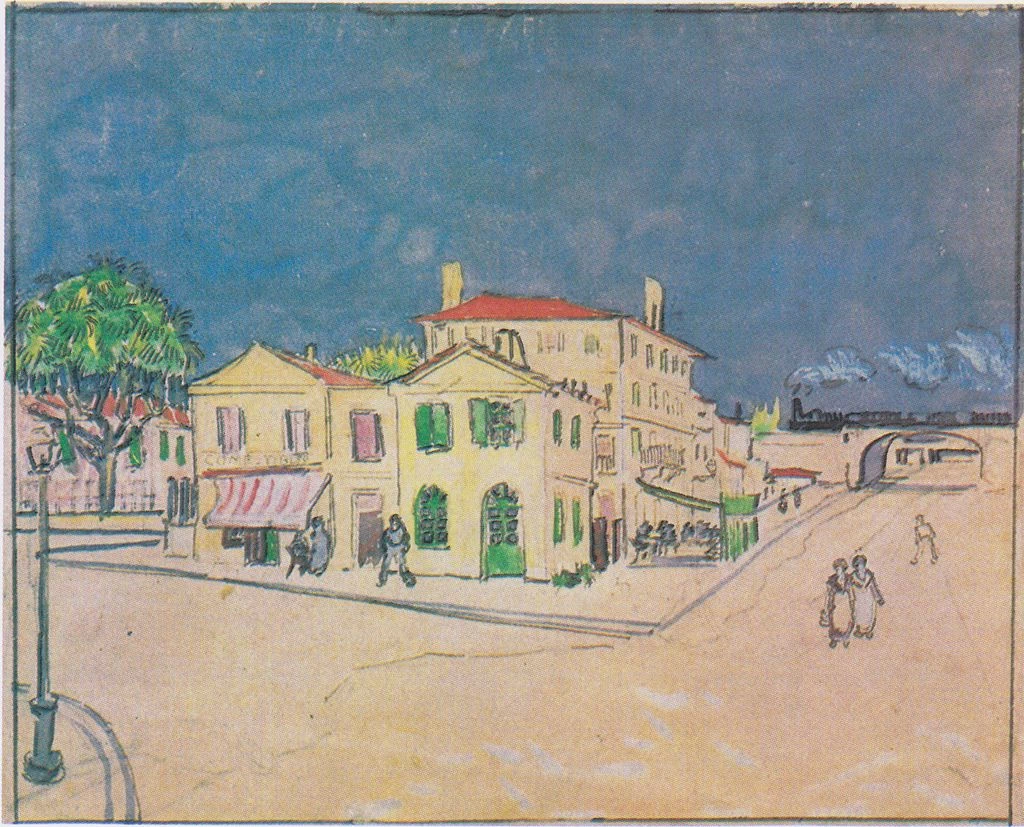  126-Vincent van Gogh-La casa di Vincent ad Arlesl , 1888 - Museo Van Gogh, Amsterdam 